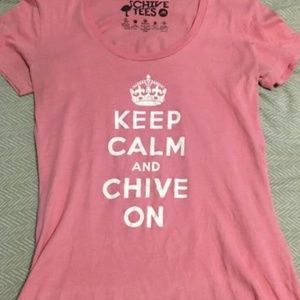 Women's Pink KCCO Chive On Shirt